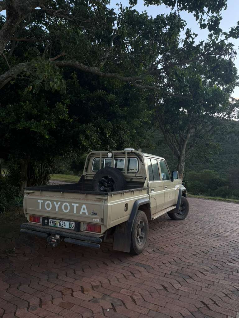 Anti-poaching Land Cruiser on patrol